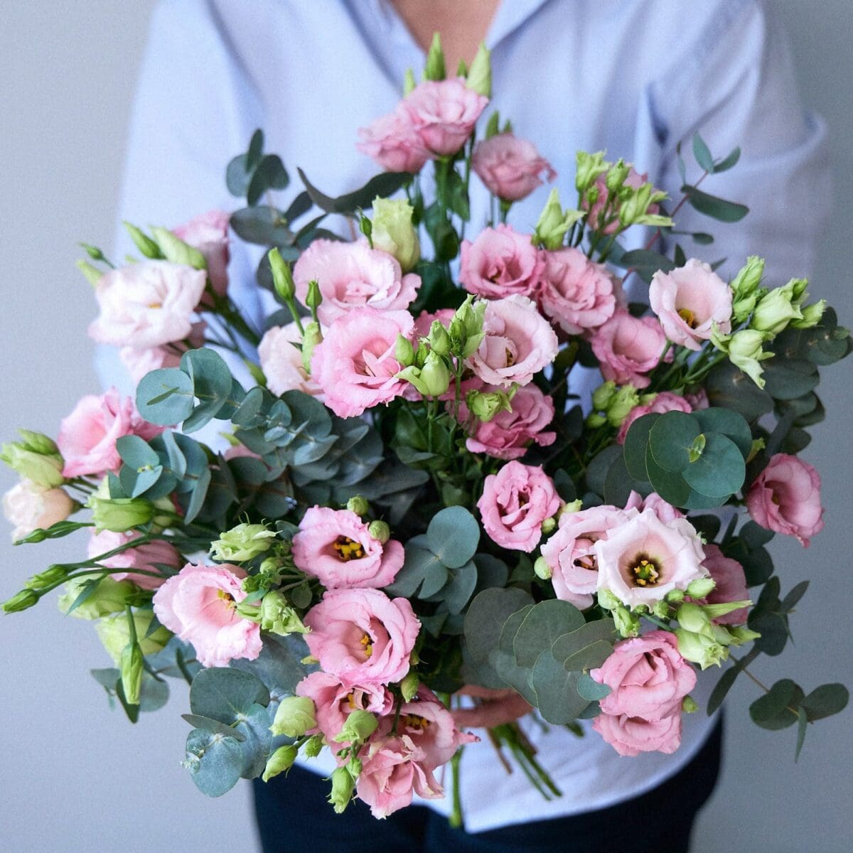 Pink Lisianthus bunch