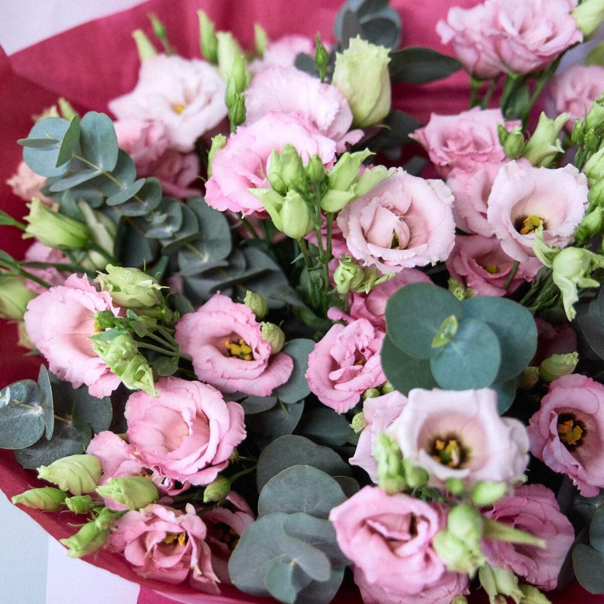 Pink Lisianthus bunch - Image 3