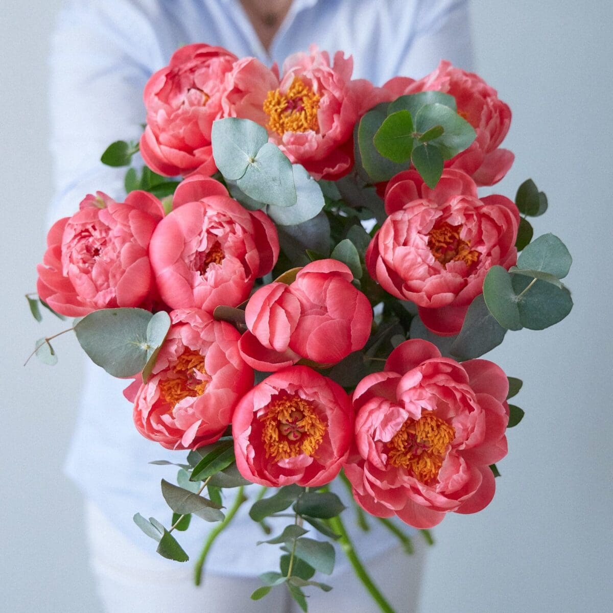 Botte de Pivoines corail – Image 3