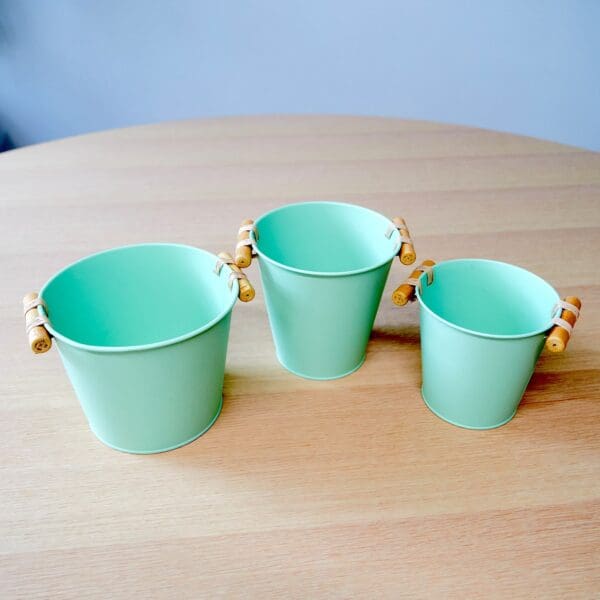 Zinc pot Woody Green