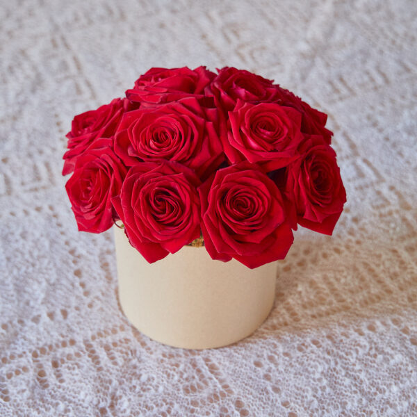 Boîte de roses